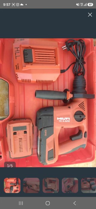 Hilti TE 4-A22 Martillo Rotativo Batería