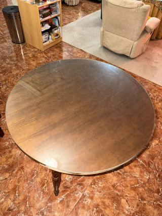 Mesa Camilla Redonda de Madera