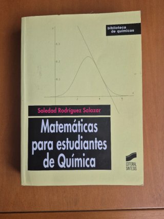 Matemáticas para estudiantes de química Sintesis