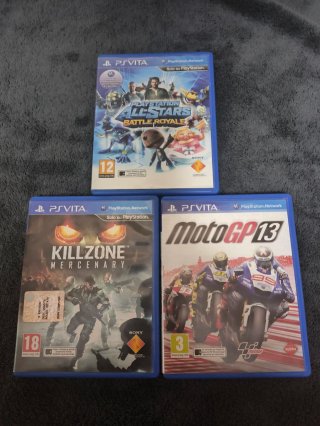 3 Juegos PS Vita