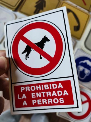 Lote Carteles Autoadhesivos