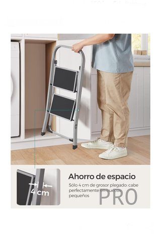 Escalera de Tijera, Escalera con 2 Peldaños