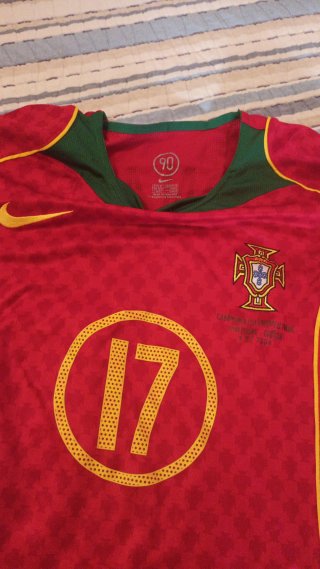 Camiseta Portugal Cristiano Ronaldo Euro 2004
