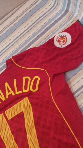 Camiseta Portugal Cristiano Ronaldo Euro 2004
