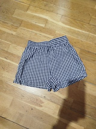 Pantalón corto de cuadros