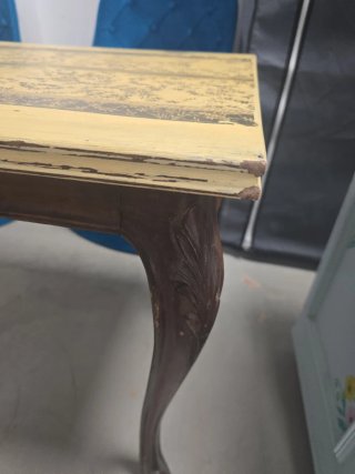 Mesita de centro madera vintage