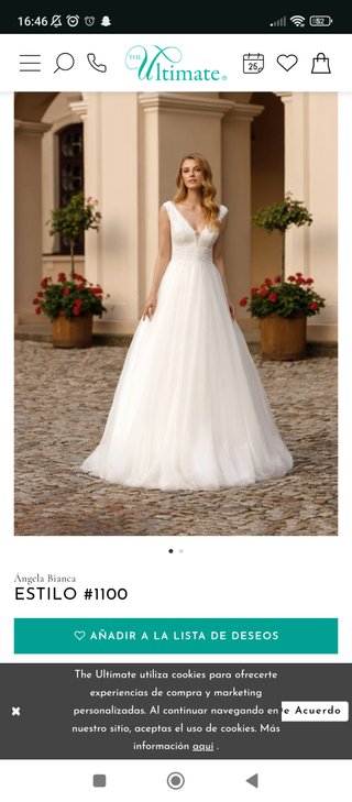 Vestido de novia Ángela Bianca