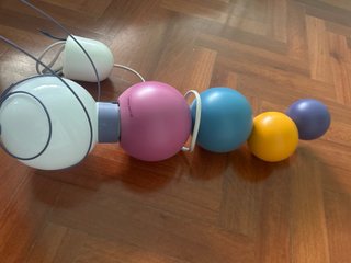 Lámpara de techo infantil multicolor