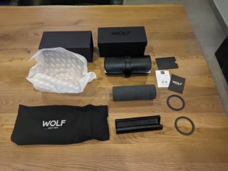 Estuche de Viaje para 3 Relojes Wolf 1834