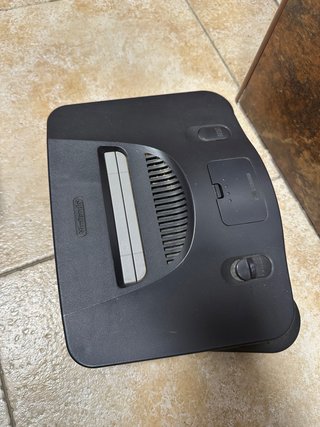 Nintendo 64 N64 Negra + Mandos y Cables