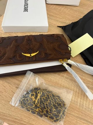 Bolso Zadig & Voltaire Marrón y Dorado