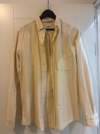 Camisa Zara Amarilla Talla L