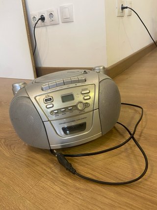 Radio CD Casete Portátil/usb