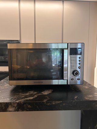 Microondas con Grill Daewoo Acero Inox