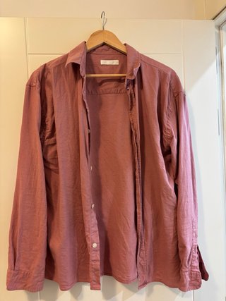 Camisa de Lino Rosa Zara