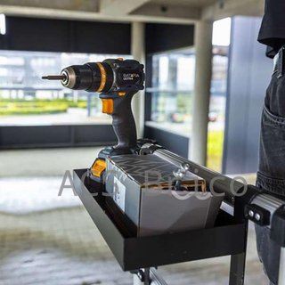Andamio Telescópico Aluminio Plegable Plataforma 90 cm