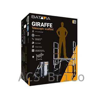 Andamio Telescópico Aluminio Plegable Plataforma 90 cm