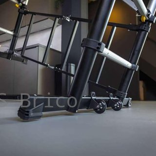 Andamio Telescópico Aluminio Plegable Plataforma 90 cm