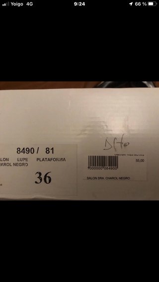 Zapatos de tacón Vienty negros