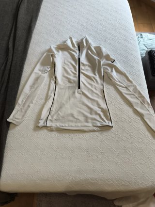 Sudadera Nike Mujer Media Cremallera Blanca