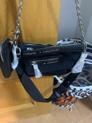 Bolso Desigual Negro Desmontable