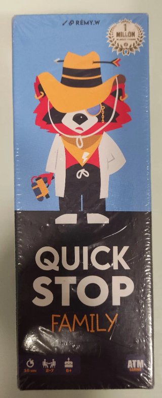 Juego de cartas Quick Stop Family