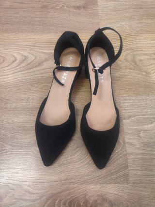 Zapatos Marypaz Negros Tacón Medio