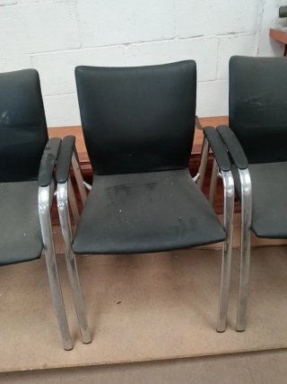 Set de 3 Sillas de Oficina