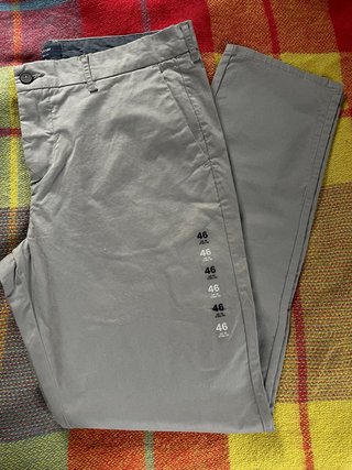 Pantaloni grigi NUOVI tg. 46 slim fit