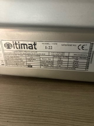 Cocina de gas sobre encimera Itimat