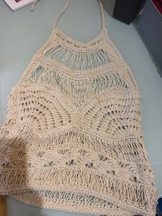 Top de crochet Zara