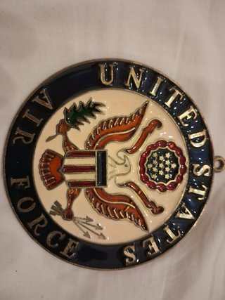 Lote USAF: Adhesivos, Chapas, Placa y Bolígrafo