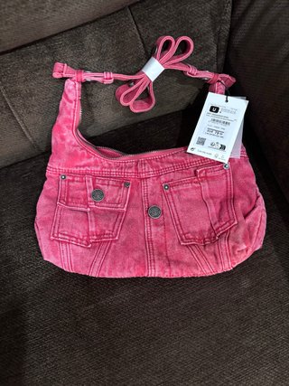Bolso Desigual vaquero rosa