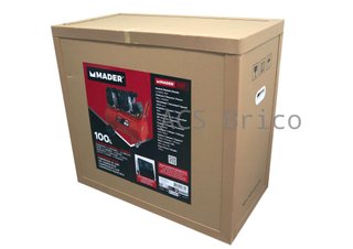Compresor de Aire Silencioso con LCD 100L - 6 Hp - 09389 - Mader