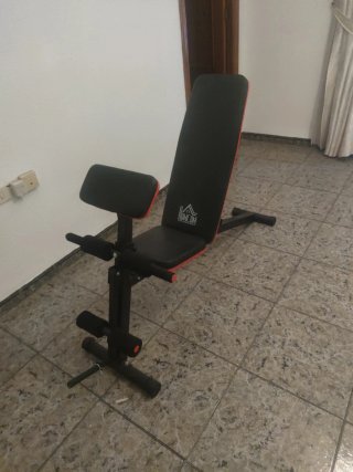 Banco de pesas ajustable