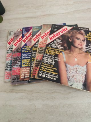 Interviu elige revistas años 70 precio por unidad