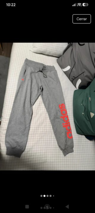Pantalón deportivo Adidas gris Talla M