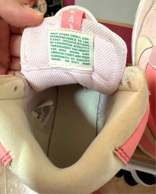 Zapatillas Nike Blazer Mid Rosa y Beige