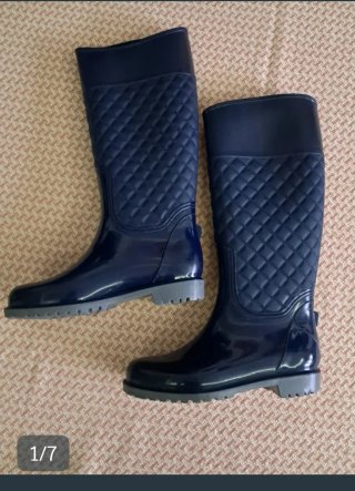 Botas de agua azul marino