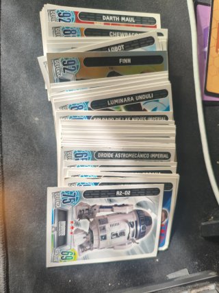 69 Cartas Star Wars Force Attax TCG