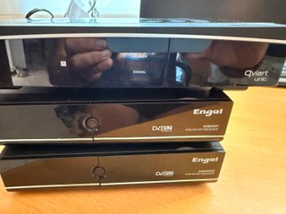 3 Decodificadores, 2 Engel RS8100V/HD y 1 Qviart U