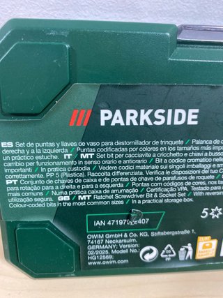 Juego de Destornillador y Puntas Parkside