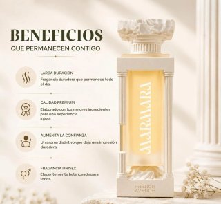 Perfume Marmara Extrait da Parfum Beige/Oro