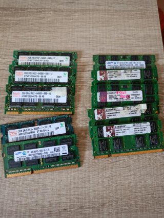 Lote Tarjetas RAM Hynix Kingston Samsung