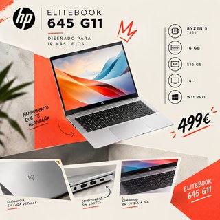 HP EliteBook 645 G11 Ryzen 5 16GB RAM 512GB SSD