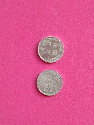 Moneda de 1 Peseta de 1990
