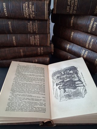 Charles Dickens 14 libros Odhams Press años 1930