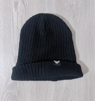 Gorro lana Emporio Armani Negro