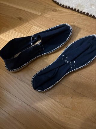 Alpargatas esparto Hombre Azul