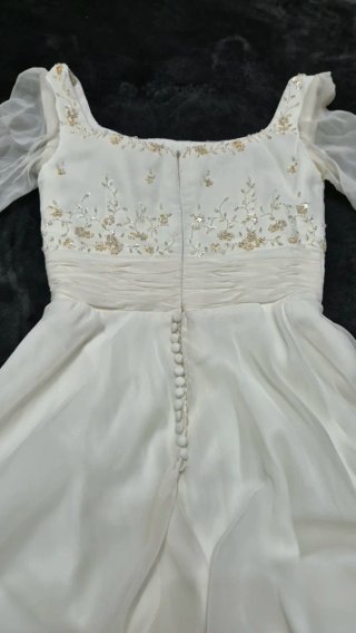 Vestido de Novia Medieval Blanco Talla 38